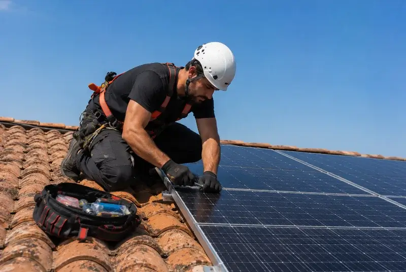 Maintenance et monitoring de panneaux solaires à Fillière