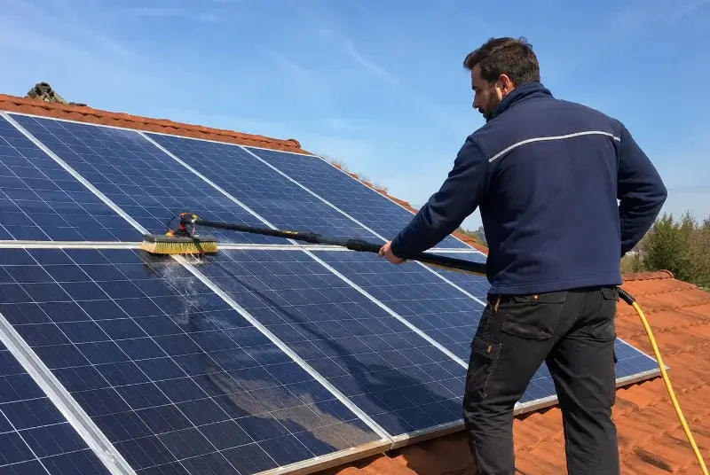 Nettoyage et entretien de panneaux solaires à Fillière